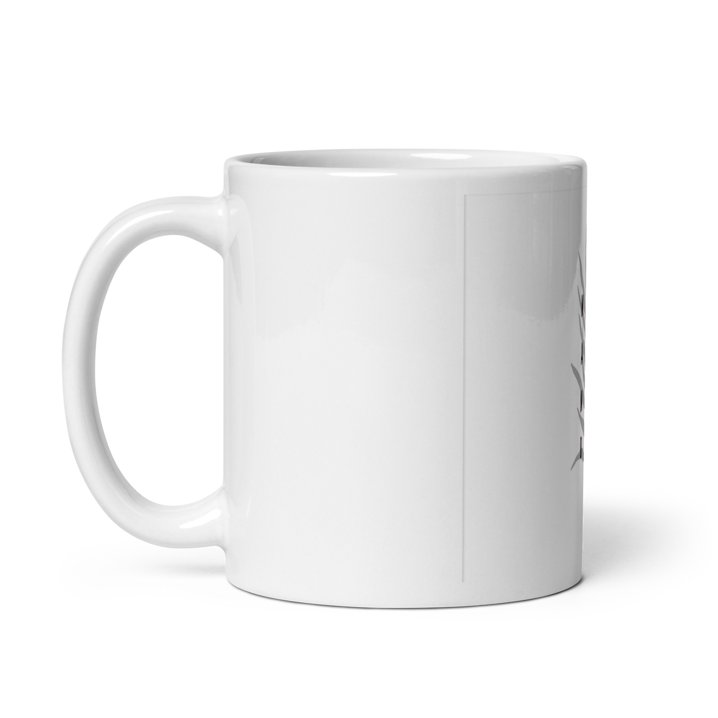 White Leaf Mug