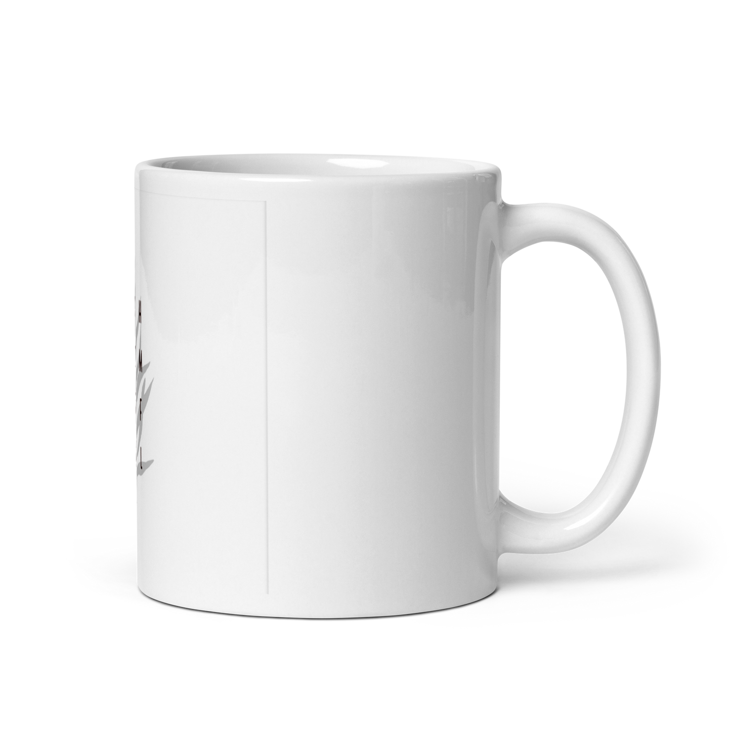 White Leaf Mug