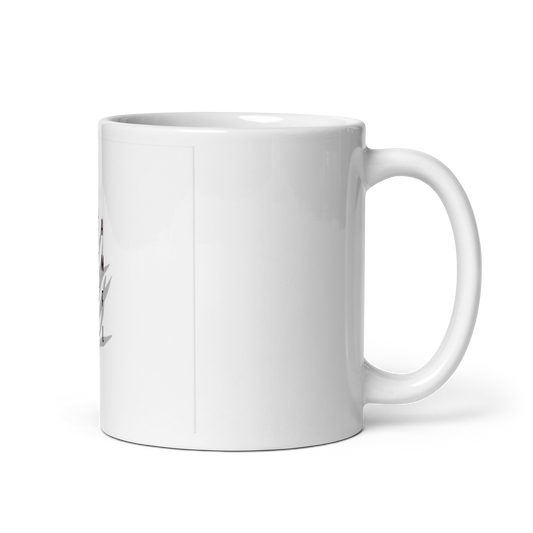 White Leaf Mug